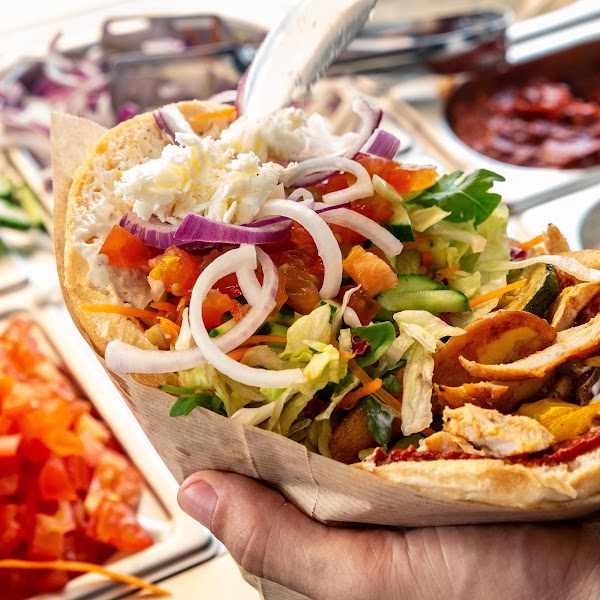Gemüse Corner Kebab 5