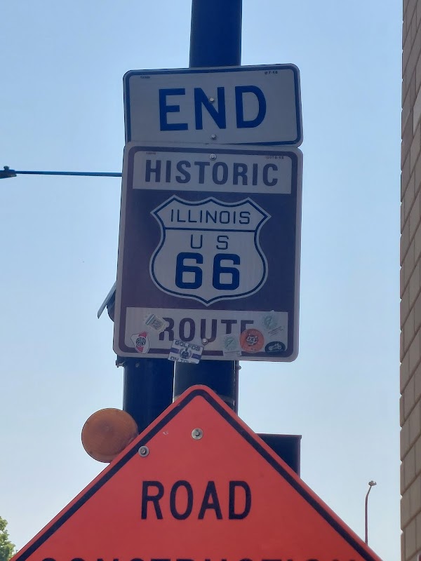End Historic Route 66 Sign 1