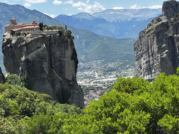 Meteora view sunset 1