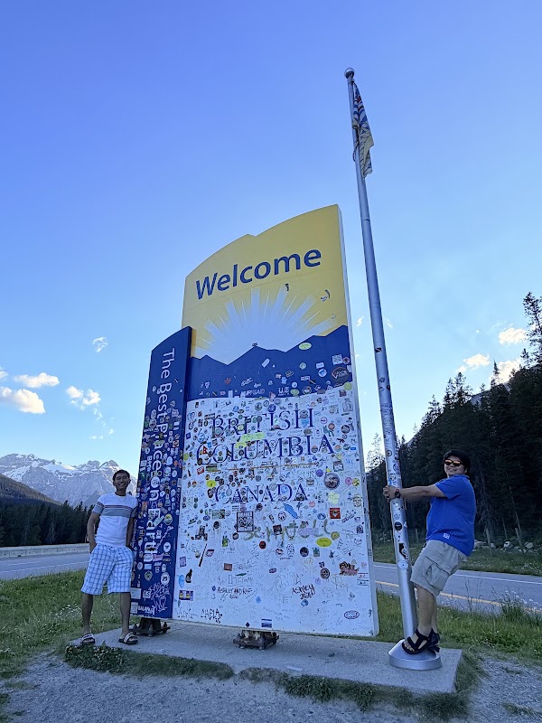 Welcome To British Columbia Sign
