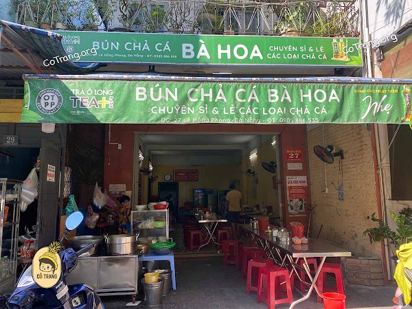 Bún chả cá Bà Hoa