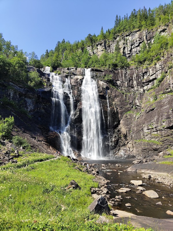 Skjervsfossen Waterfall