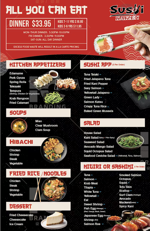 Sushi Kaizen AYCE 3