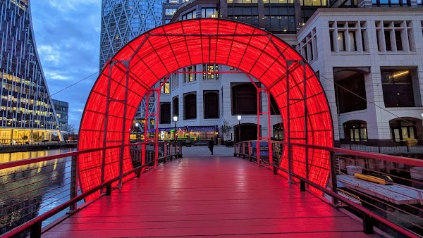 Light Up Benches and Trees