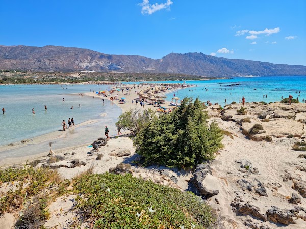 Elafonisi lagoon