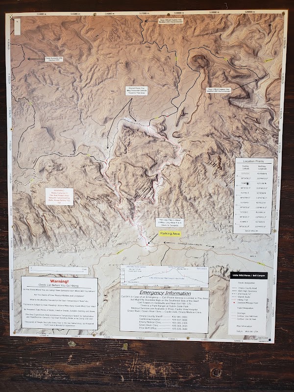 Little Wildhorse Canyon & Bell Canyon Trailhead 4
