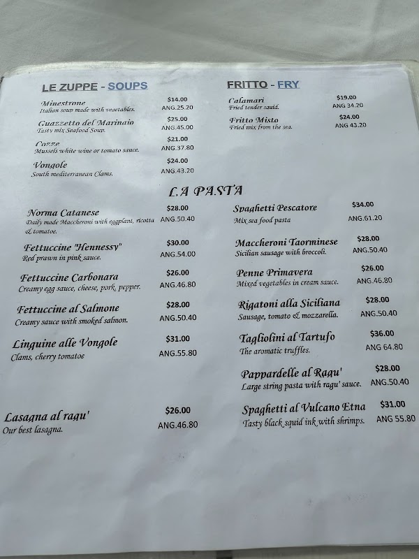 Sale & Pepe Marina | Italian & Sicilian Restaurant SXM 4