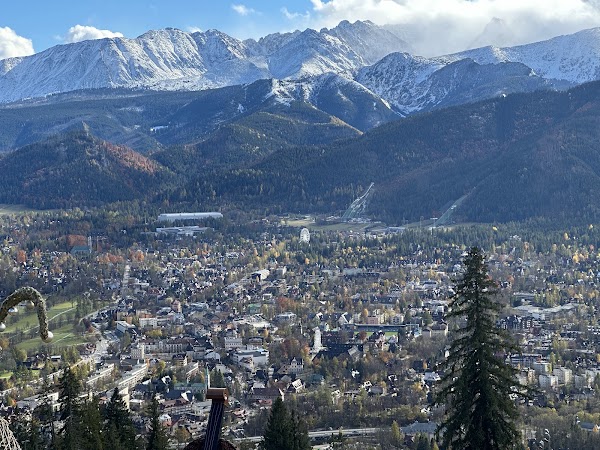 Punkt widokowy - widok na Zakopane i Tatry 1