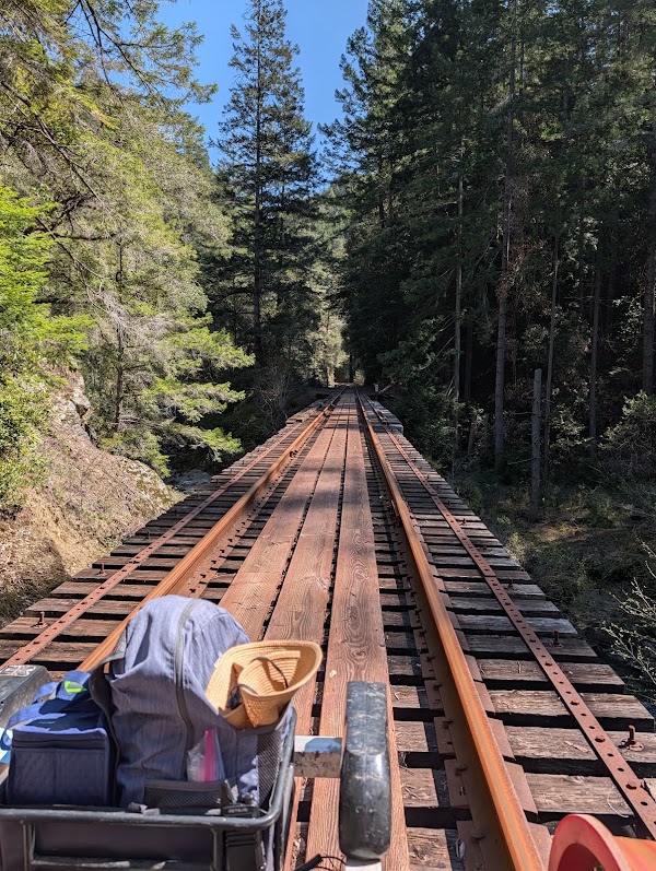 Railbikes on the Noyo 1