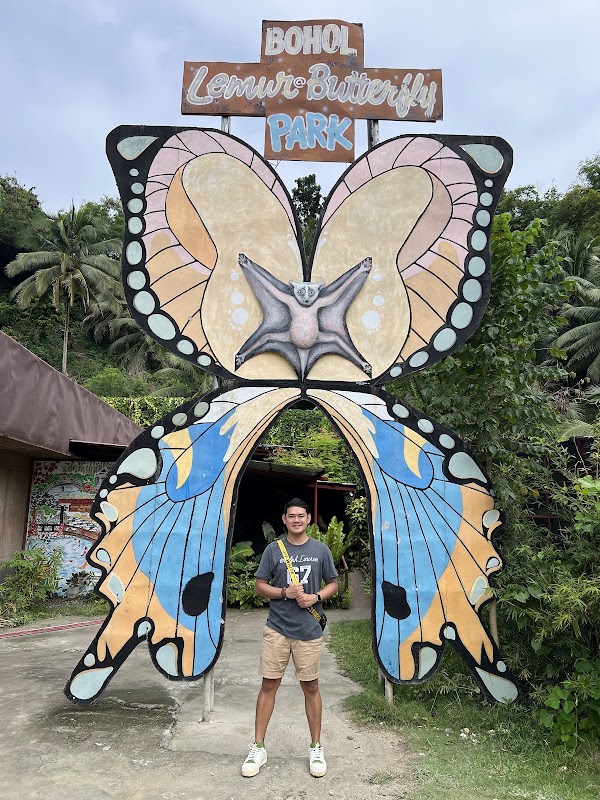 Bohol Lemur and Butterfly