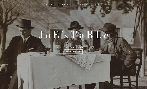 JoEs TaBLe • Social Fine Dining • 4