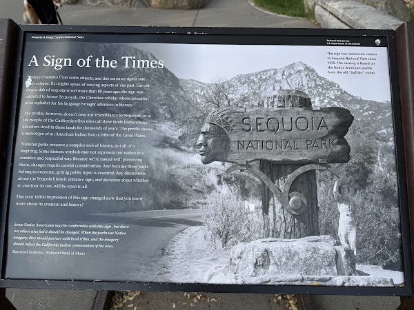 Sequoia National Park Sign 3