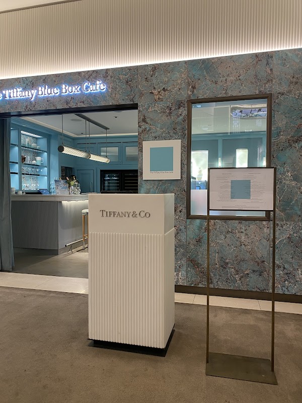 The Tiffany Blue Box Cafe at Harrods