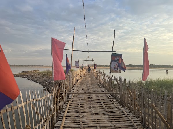 Kaoh Pan Island Bamboo Bridge
