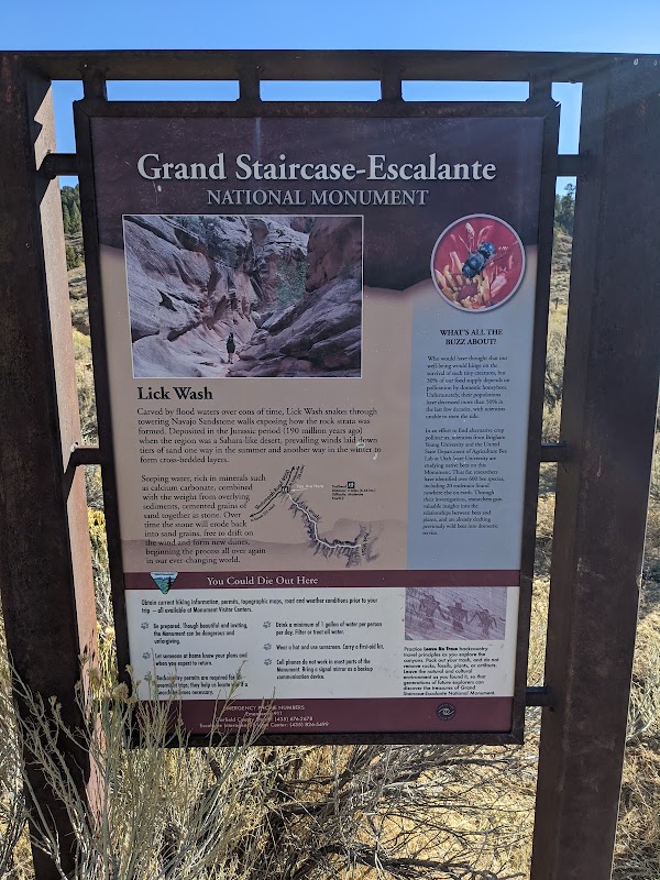 Lick Wash Trailhead 4