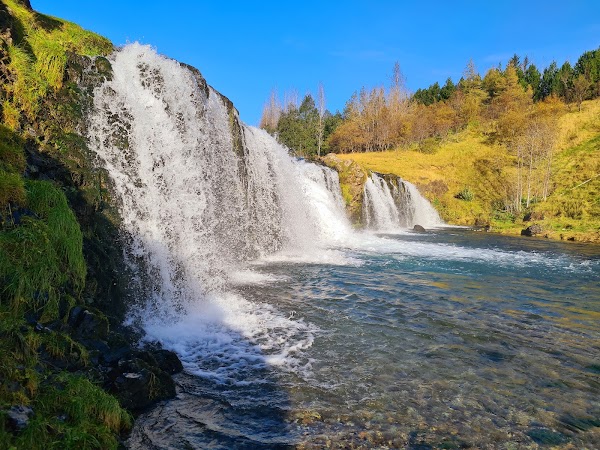 Reykjafoss Waterfall