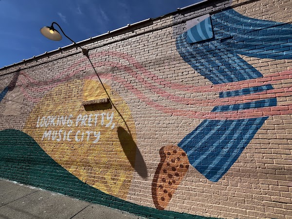 Looking Pretty Music City Mural Art