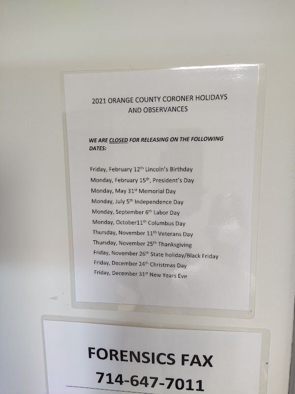 Orange County Coroner 4