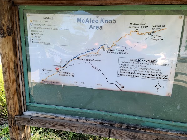 McAfee Knob Trailhead 5