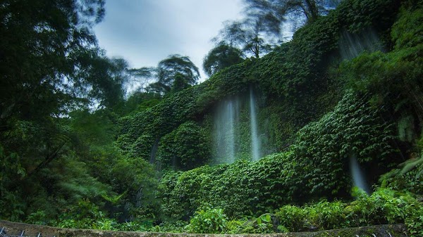 Benang Stokel and Benang Kelambu Waterfall