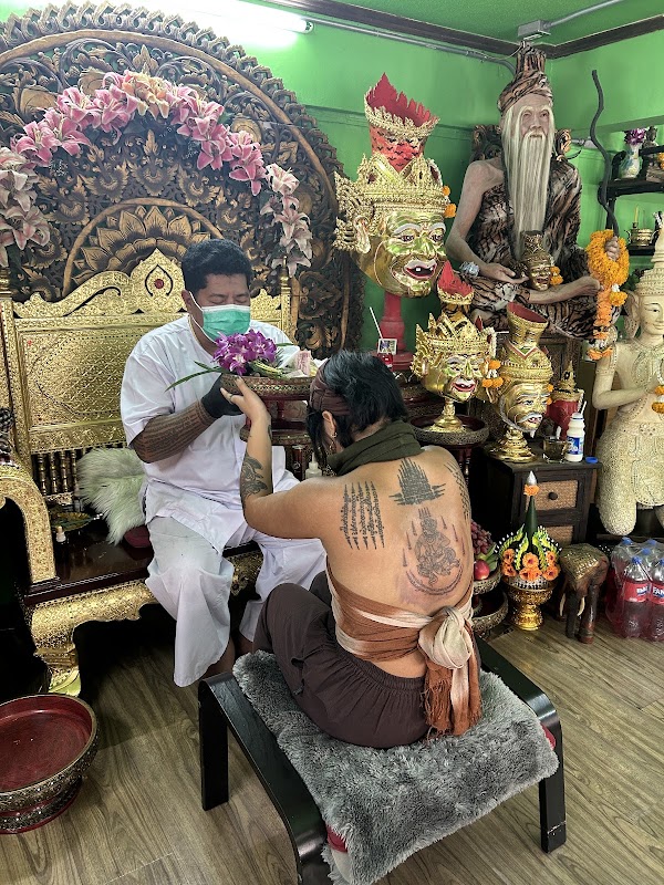 Sak Yant Thai Tattoo Shrine/Temple, Masters, Ajarn Sak, Ajarn Nak. 5