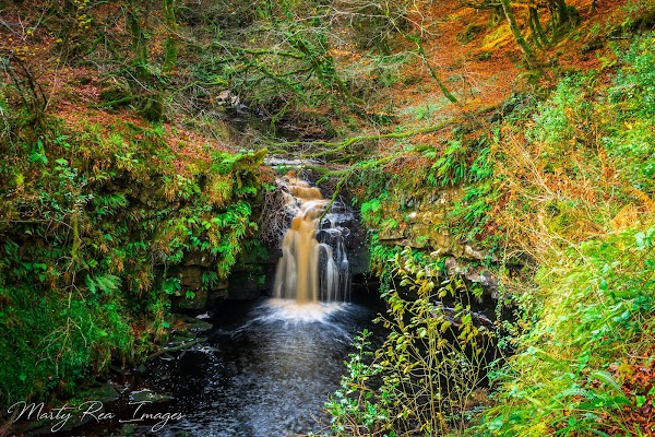 Sloughan Glen Waterfall 4