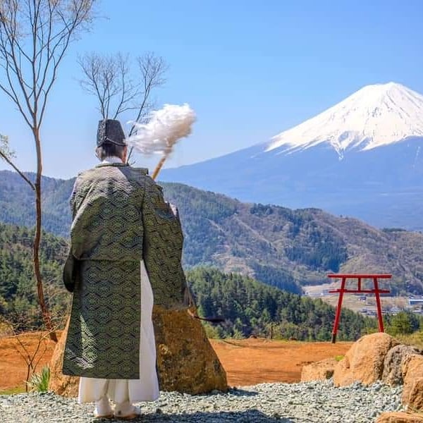 Mount Fuji Distant Worship Site (Tenku no Torii) Torii View 1