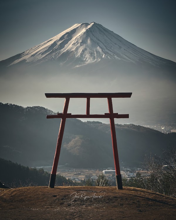 Mount Fuji Distant Worship Site (Tenku no Torii) Torii View 5