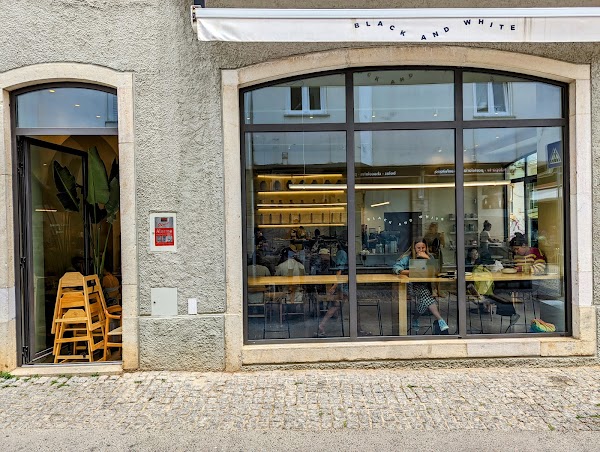 Black and White Coffee Shop 1