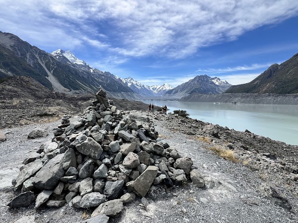 Tasman Glacier Car Park 1