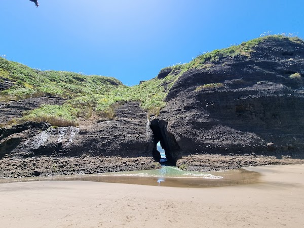 Piha black sand beach 3