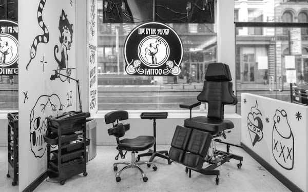 Live By The Sword Tattoo - Soho 1