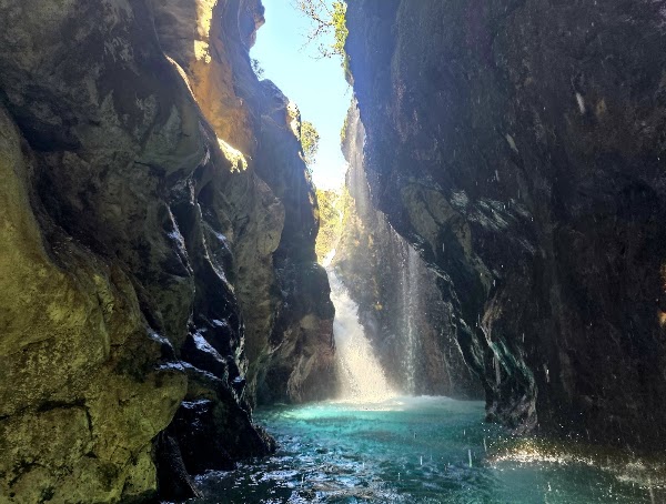 Kourtaliotiko Gorge waterfall