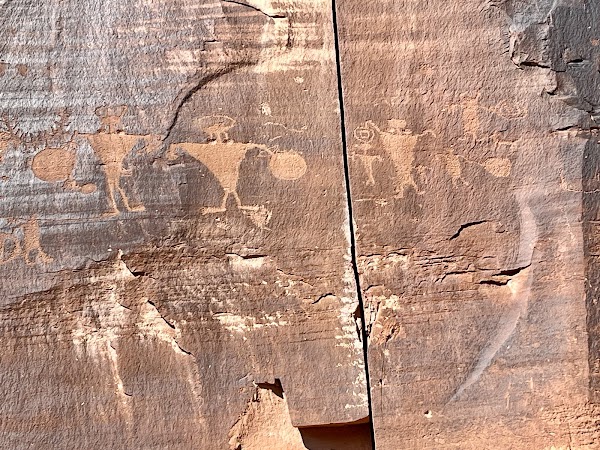 Potash Road Dinosaur Tracks and Petroglyphs 2