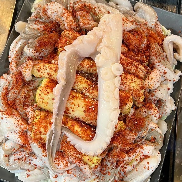 꽃가람 서면직영점 コッカラム flowergaram Octopus 釜山の名店 ナックプセ 小章鱼 炒小章鱼 釜山美食店 西面 5