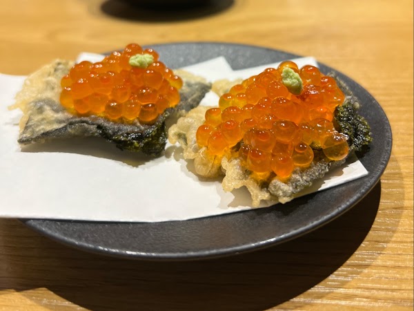 Tempura and wine OSHIO 4