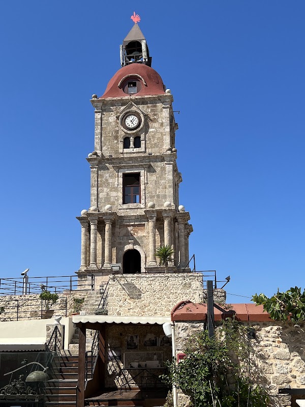 Rhodes Medieval Clock Tower