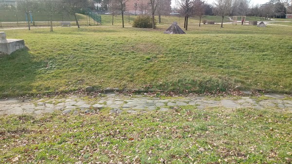 Roman paved road