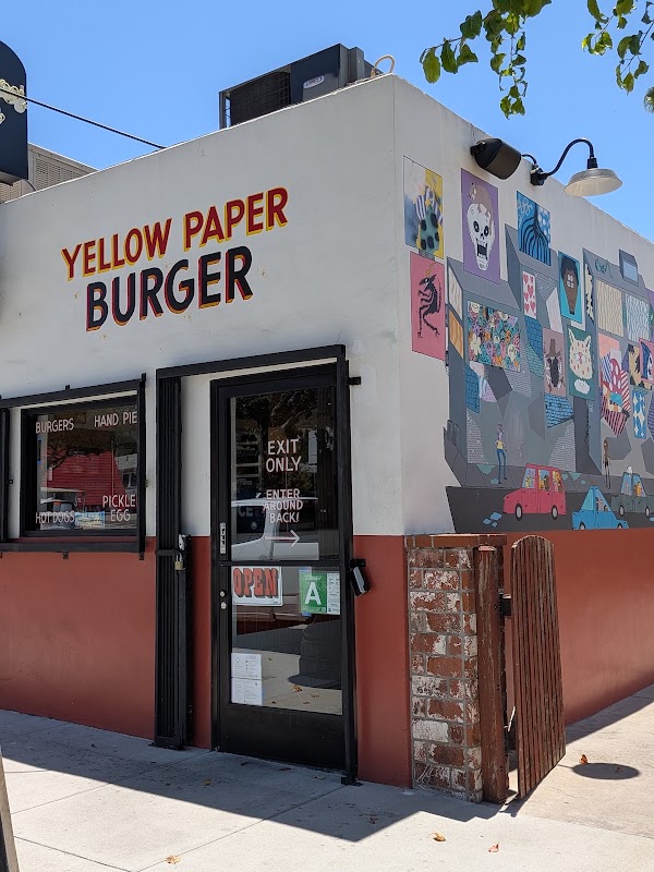 Yellow Paper Burger 1