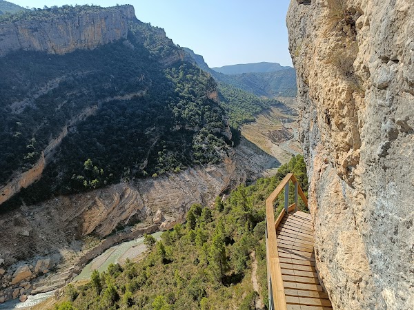 Escaleras Camino Natural de Montfalcó al congost de Mont-rebei 3