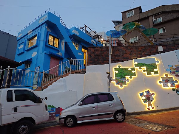 Blue House on The Stairs 2