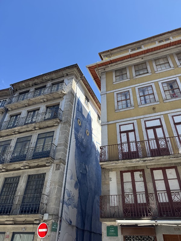 Mural Perspéntico, o Gato-Cidade