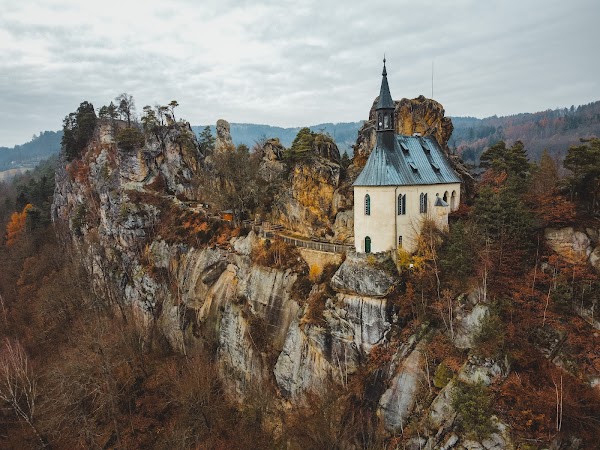 The ruin of the rock castle Vranov