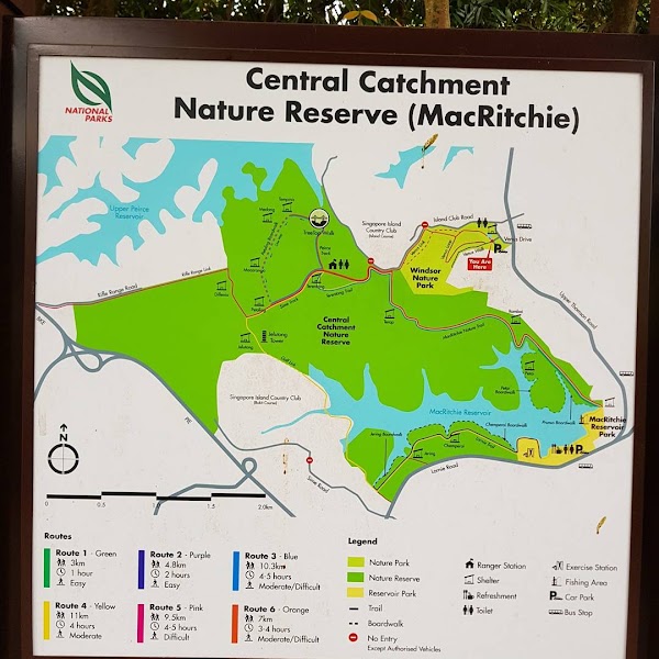 Macritchie Treetop Walk Trailhead 3