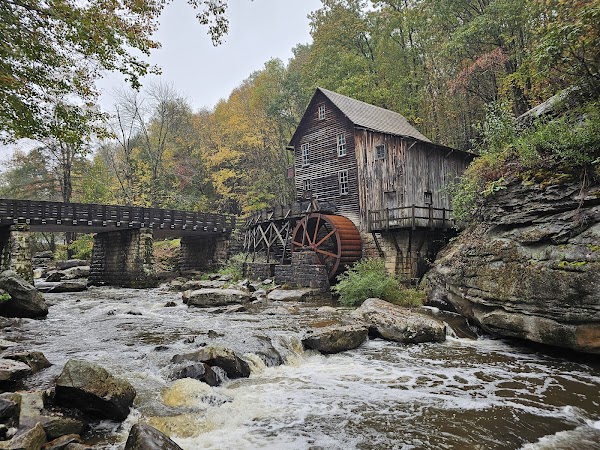 Glade Creek Grist Mill Falls