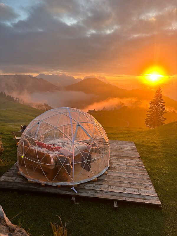 Bubble-Übernachtung (Sommer) auf der Klewenalp 5
