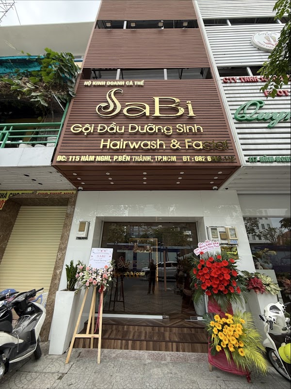 SaBi hairwash & facial 1