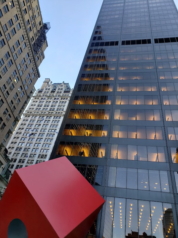 Red Cube by Isamu Noguchi 5
