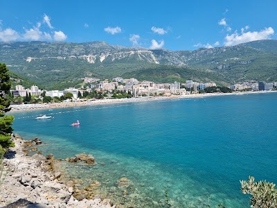 Becici beach