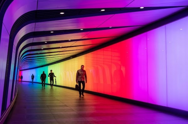 Rainbow Tunnel Kings Cross 4